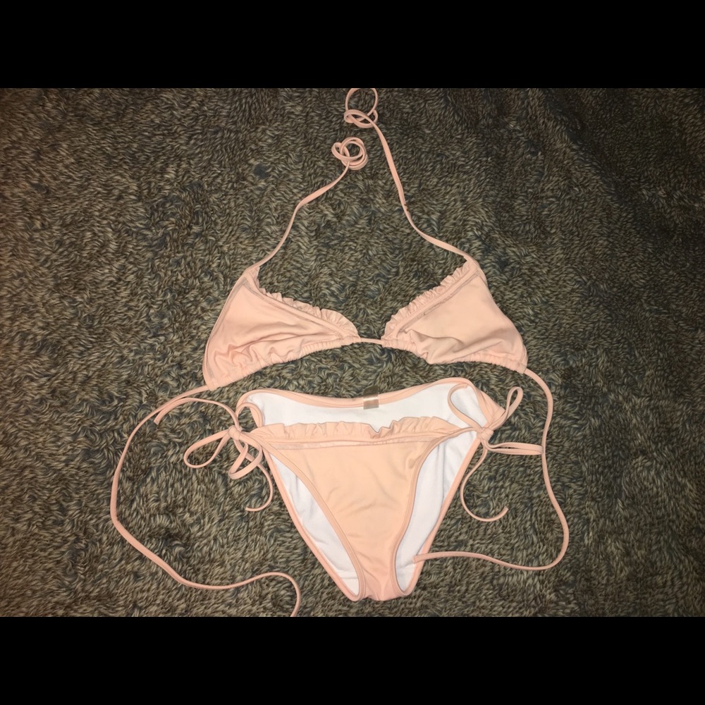 Victoria secret peach bikini